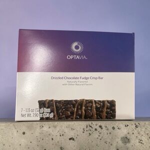 Drizzled Chocolate Fudge Crisp -7 bars Optavia  New EXP 7/26.
